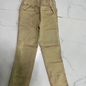 Beige Pant For Boys Age 4-6