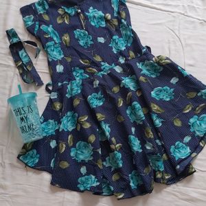 Blue Mini Dress