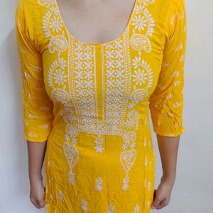 Yellow kurta