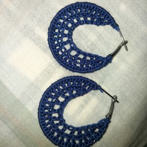 Crochet Hoop Earrings