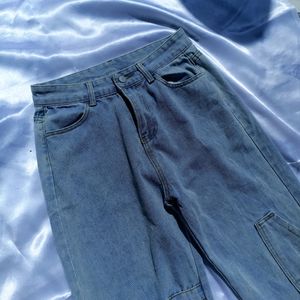 Clearance Sale! Highwaisted Wideleg Cargo Jeans 🥰