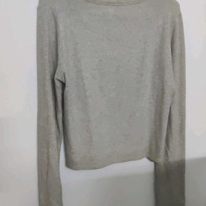 Zara Woolen Crop Top