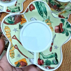 6 Cups & Saucer Set