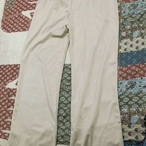 Beige Formal Trouser