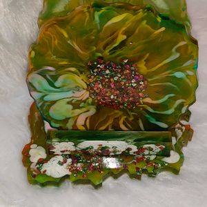 Resin Coaster With Tray