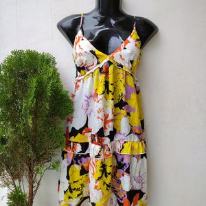 (Sale )River Iceland Yellow Floral Dress