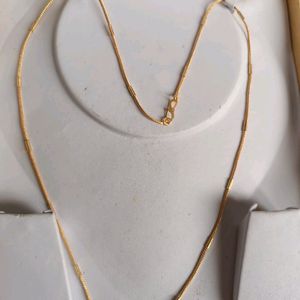 Beautiful Gold Plated Chain ( 2 Pcs)