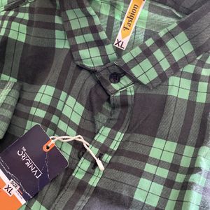 New Green And. Black Lining Shirts