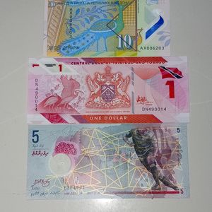 Beutiful banknotes set