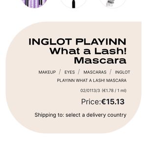 Brand New Inglot Mascara