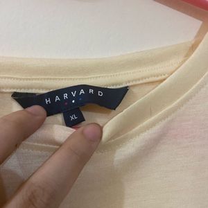 HARVARD crop tee