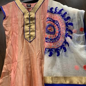 Anarkali Dress With Heavy Dupatta