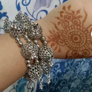 oxidised jhumka look bangles