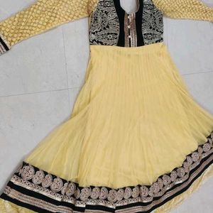 Yellow Anarkali