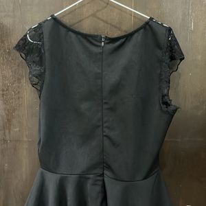 Shein Black Party Wear Top