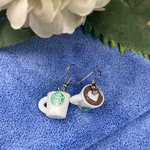 Miniature Earings Starbucks