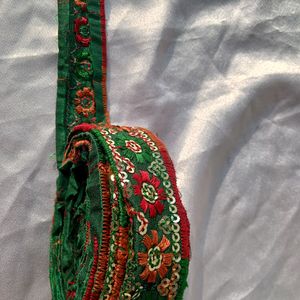 Green Lace/ Border For Sare/Dupatta