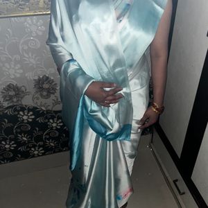 Pure satin new saree