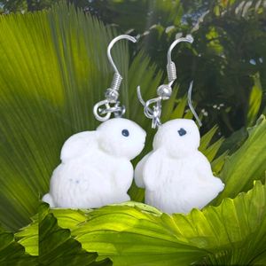 Handcrafted Cute Bunny Earrings