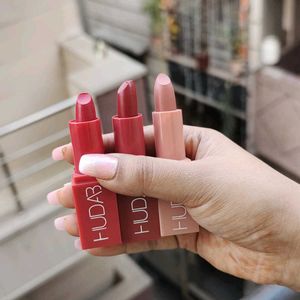 Huda Beauty Lipstick 3 Pc Copy