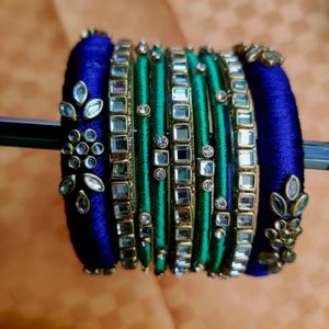 Customized Silk Thread Bangles