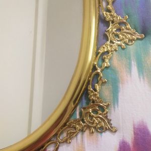 Gold Plated Wall Mirror With No Defects