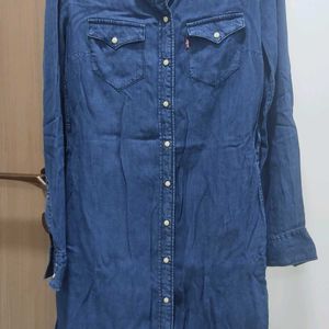 Denim Long Shirt