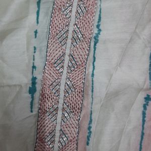 Pure Muslin Kurta Fabric With Pur Salwar Fabri