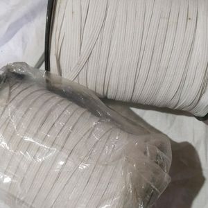 2 White Elastic