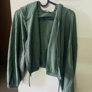 Teal Green Hoodie Jacket