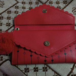 New Red Clutch