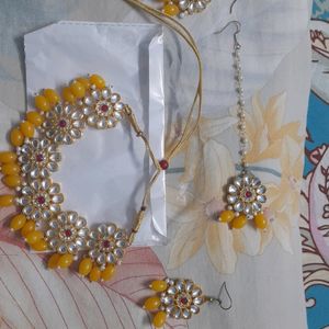 Gold Plated Kundan Set