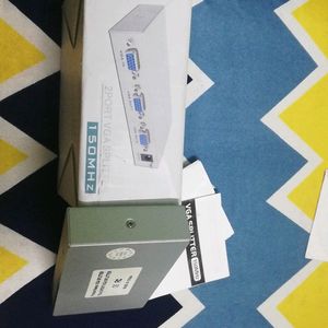 2 PORT VGA Spliter With BOX unused