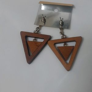 Wooden Handmade Earrings