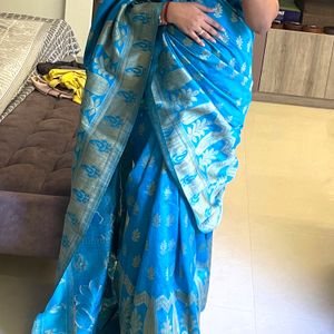 Beautiful Blue Saree