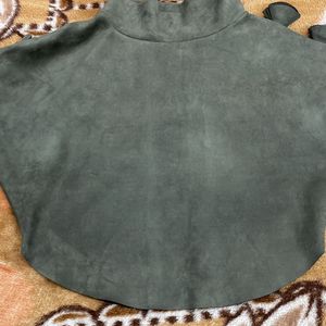 Turtle Neck Velvet Top