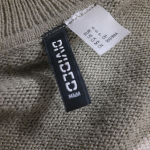 H&M Olive Arcylic Jumper Sweater For Women