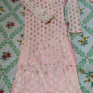 Banarsi Work Palazzo Kurti With Beautiful Dupatta