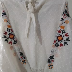 Embroidered Top