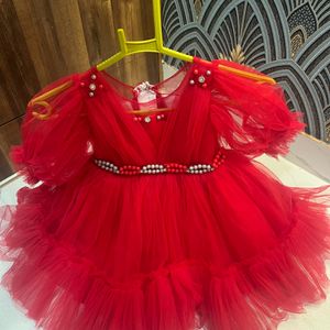 Red Colour Frock