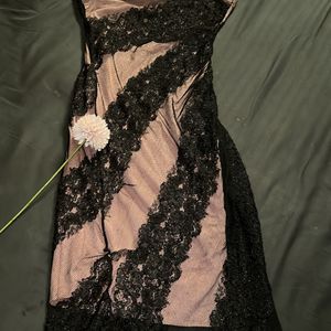 Black Lace Party Dress