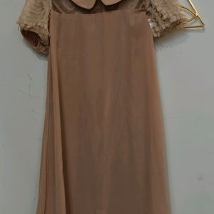 Tan Vintage Dress