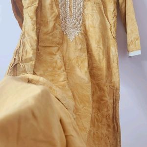 Cotton Suit Cream Colour