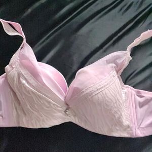 Pink Heavily Padded Bra