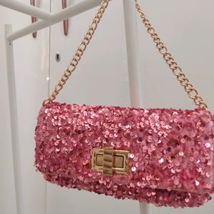 H&M Sequence Pink Sling Bag