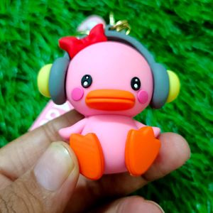 Adorable Duck Keychain