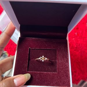 GIVA 14k Gold & Diamond Ring For Women