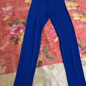 Blue Skinny Tight Leggings/ Gym Wear