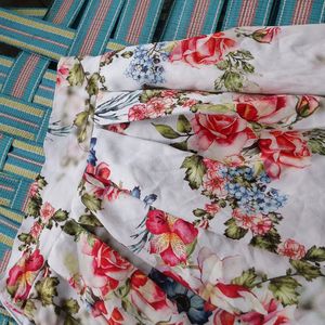 Floral  midi skirt