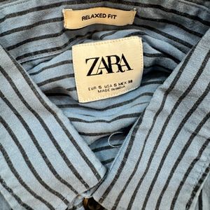 New ZARA Mens Shirt Half-Sleeve Original Branded